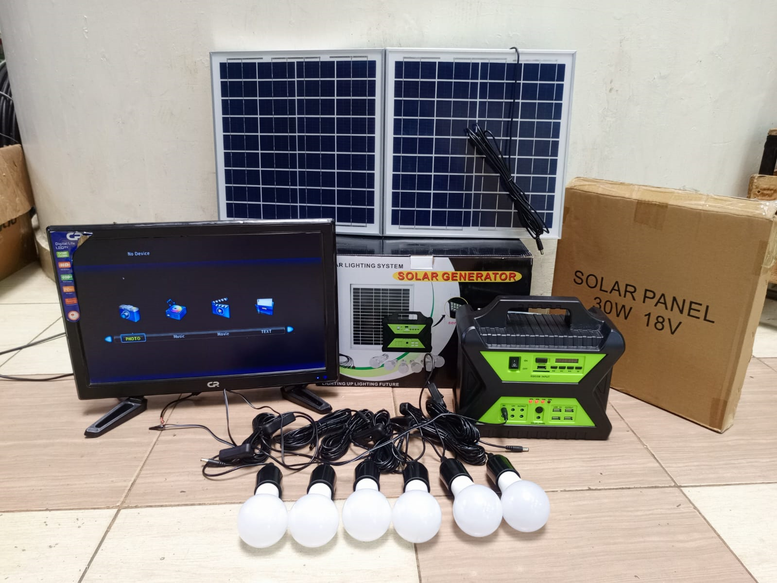 Solar installation on a commercial building
